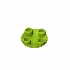 GOBRICKS GDS-608  Round 2 x 2 with Rounded Bottom - YWOBB