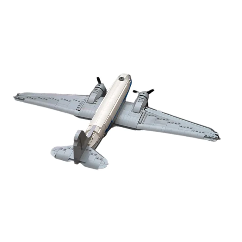 GOBRICKS MOC 132701 A04aDouglas DC-3 Lufthansa1:50-Ultimate Air- & Spacecraft Collection - YWOBB