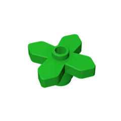 GOBRICKS GDS-943 Axle Connector 2 x 3 Quadruple - YWOBB