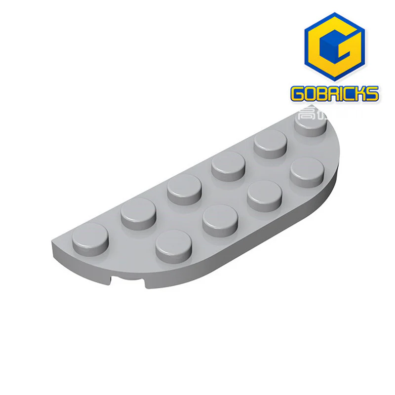 GOBRICKS GDS-899  Round Corner 2 x 6 Double - YWOBB