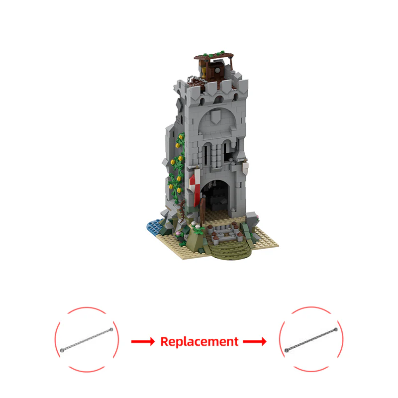 GOBRICKS MOC 115706 Abandoned Tower - YWOBB