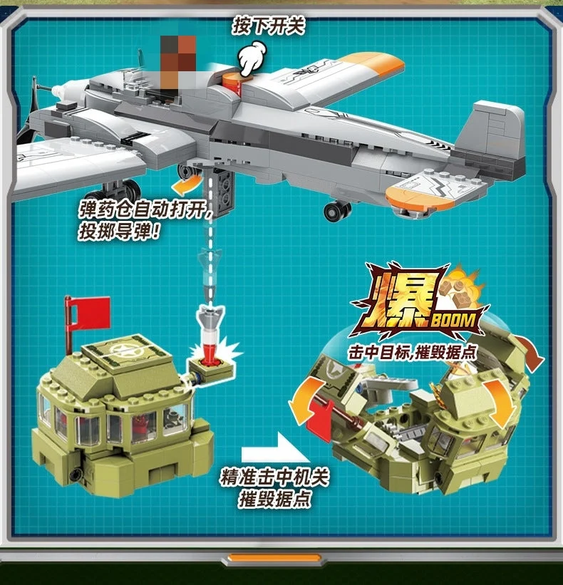 Qman 21013 Ground-air bombing battle - YWOBB