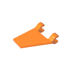 GOBRICKS GDS-895 Flag 2 x 2 Trapezoid - YWOBB