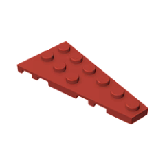 GOBRICKS GDS-550  Plate 6 x 3 Right - YWOBB