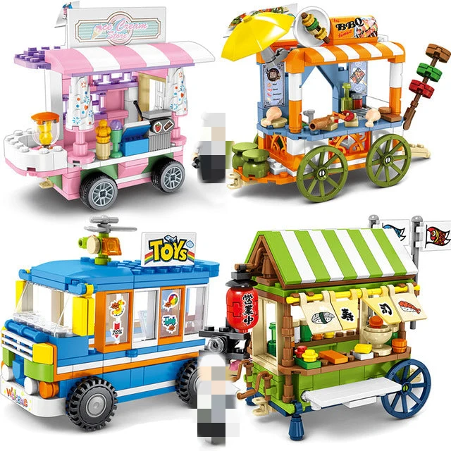 Sembo 601101-601104 Street food truck - YWOBB