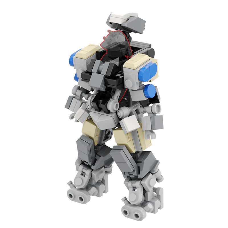GOBRICKS MOC 136252 Mechanised Marine Suit - YWOBB