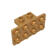 GOBRICKS GDS-639 Bracket 1 x 2 - 2 x 4 - YWOBB