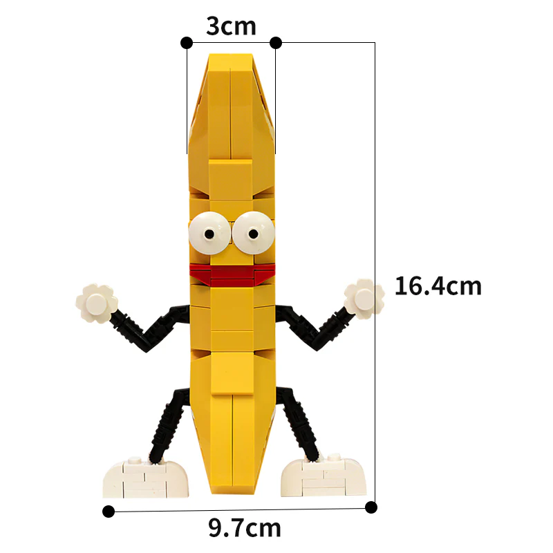 GOBRICKS MOC 0199 Dancing Banana - YWOBB
