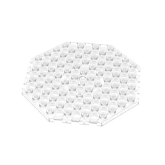 GOBRICKS GDS-840  Modified 10 x 10 Octagonal with Hole - YWOBB