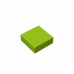 GOBRICKS GDS-613 Tile 1 x 1 - YWOBB