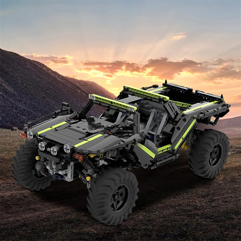 GOBRICKS MOC 166891 Halo Warthog M12-B (Scout Version) - YWOBB