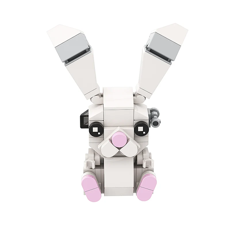 GOBRICKS MOC A0161Y01 Moon Rabbit Doll - YWOBB
