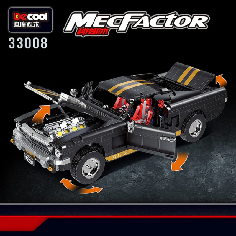 Decool 33008 GT350 Racing Car - YWOBB