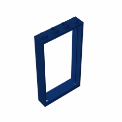 GOBRICKS GDS-874 Frame 1 x 4 x 6 with 2 Holes on Top and Bottom - YWOBB