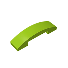 GOBRICKS GDS-831 Curved 4 x 1 Double - YWOBB