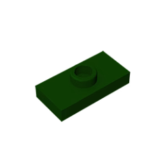 GOBRICKS GDS-803  Modified 1 x 2 with 1 Stud with Groove and Bottom Stud Holder - YWOBB