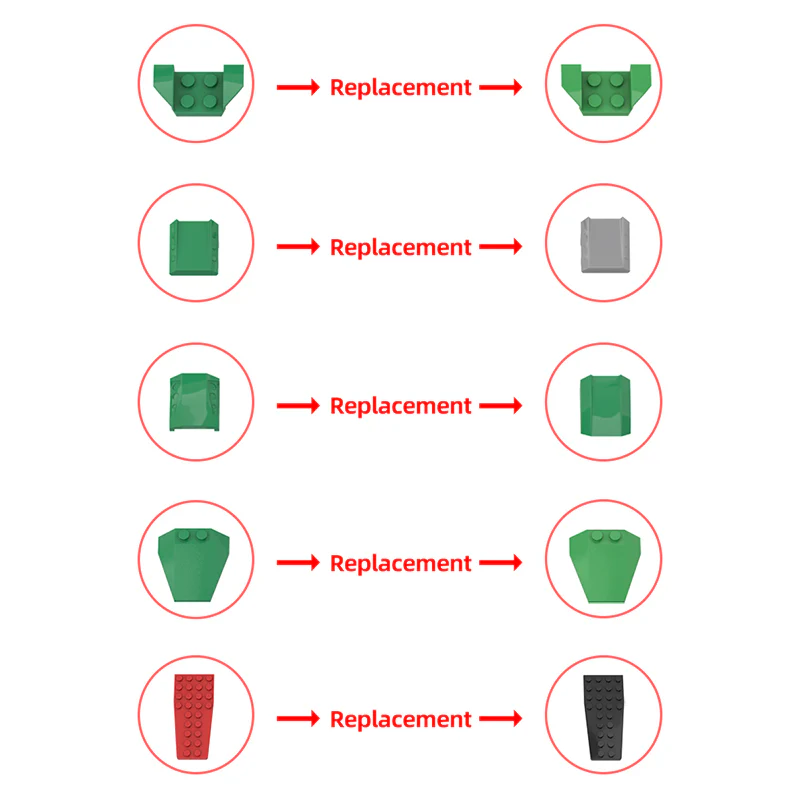 GOBRICKS MOC 146562 Star Trek Klingon - YWOBB