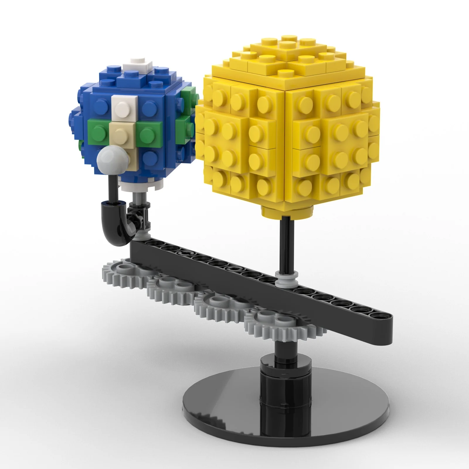 MOC C7054 Miniature Sun Earth - YWOBB