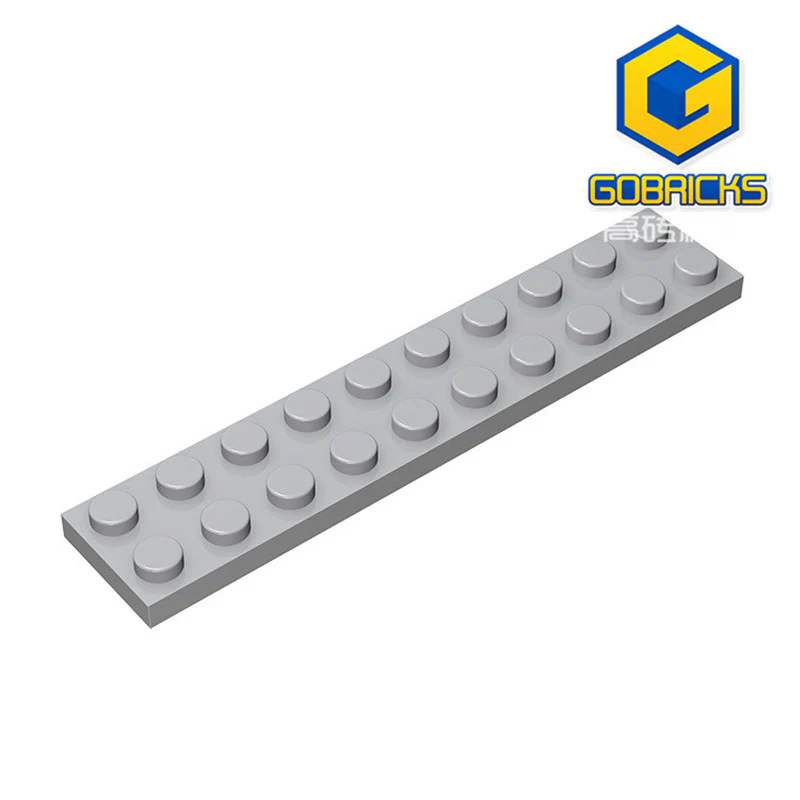 GOBRICKS GDS-514 Plate 2 x 10 - YWOBB