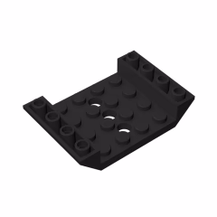 GOBRICKS GDS-684  Inverted 45 6 x 4 Double with 4 x 4 Cutout and 3 Holes - YWOBB
