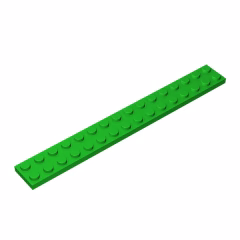 GOBRICKS GDS-517 Plate 2 x 16 - YWOBB