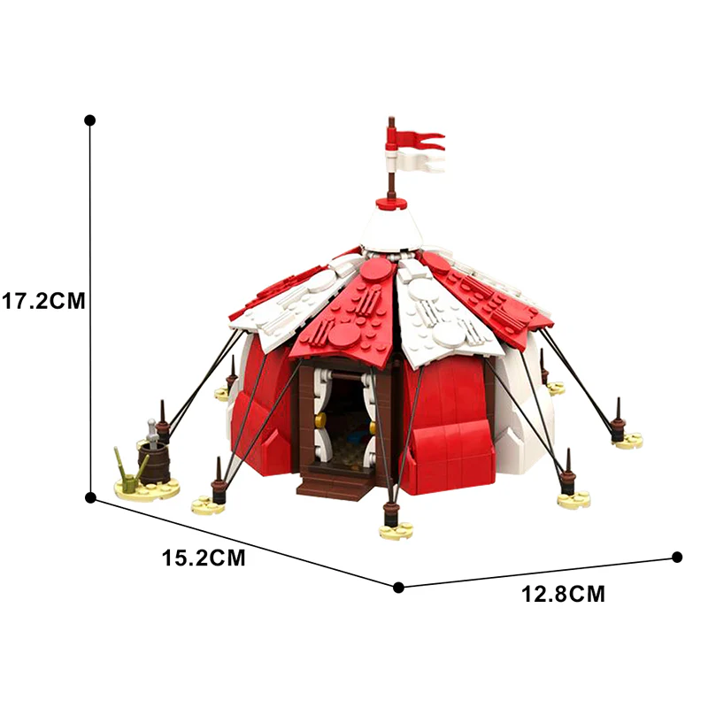 GOBRICKS MOC 134145 Besieger's Tent - YWOBB