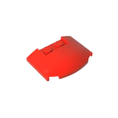 GOBRICKS GDS-1577 Wedge 3 x 4 x 2/3 Triple Curved - YWOBB