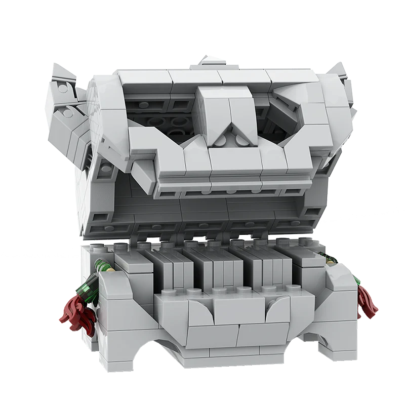 GOBRICKS MOC A0813 Zelda Skull Box (Design) - YWOBB