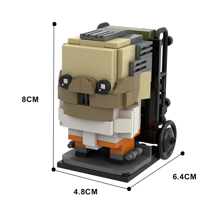 GOBRICKS MOC 46069 Hannibal Lecter Brickheadz - YWOBB