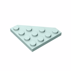 GOBRICKS GDS-554  Plate 4 x 4 Cut Corner - YWOBB