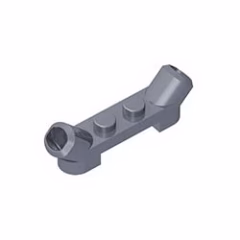 GOBRICKS GDS-1197 Modified 1 x 4 with Angled Tubes - YWOBB