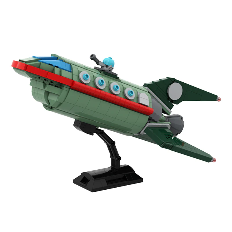 GOBRICKS MOC 82707 Planet Express Ship - YWOBB