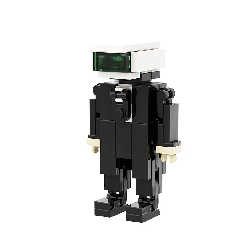 GOBRICKS MOC A0981 toilet man fight - YWOBB