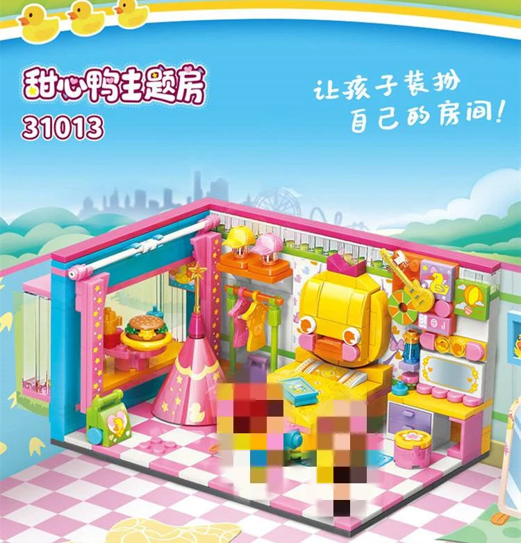 Qman 31013 Cherry Duckling Themed Room - YWOBB