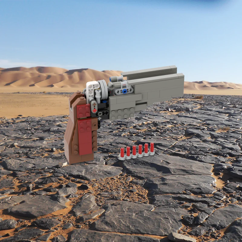 GOBRICKS MOC 184842 Working 6 Shot Revolver - YWOBB