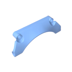 GOBRICKS GDS-1518 Technic Panel Car Mudguard Arched #30 9 x 2 x 3 Straight Top - YWOBB