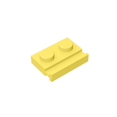 GOBRICKS GDS-806  Modified 1 x 2 with Door Rail - YWOBB