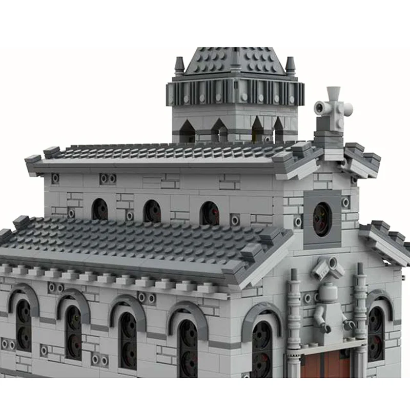 GOBRICKS MOC 33985 Medieval Church - modular - YWOBB