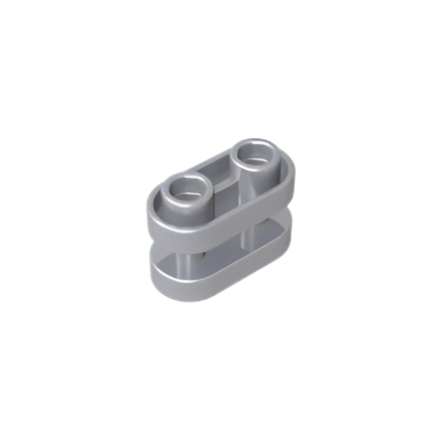 GOBRICKS GDS-90337 Brick Round 1 x 2 with Hollow Studs and Open Center with Bars - YWOBB