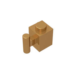 GOBRICKS GDS-653 Modified 1 x 1 with Bar Handle - YWOBB