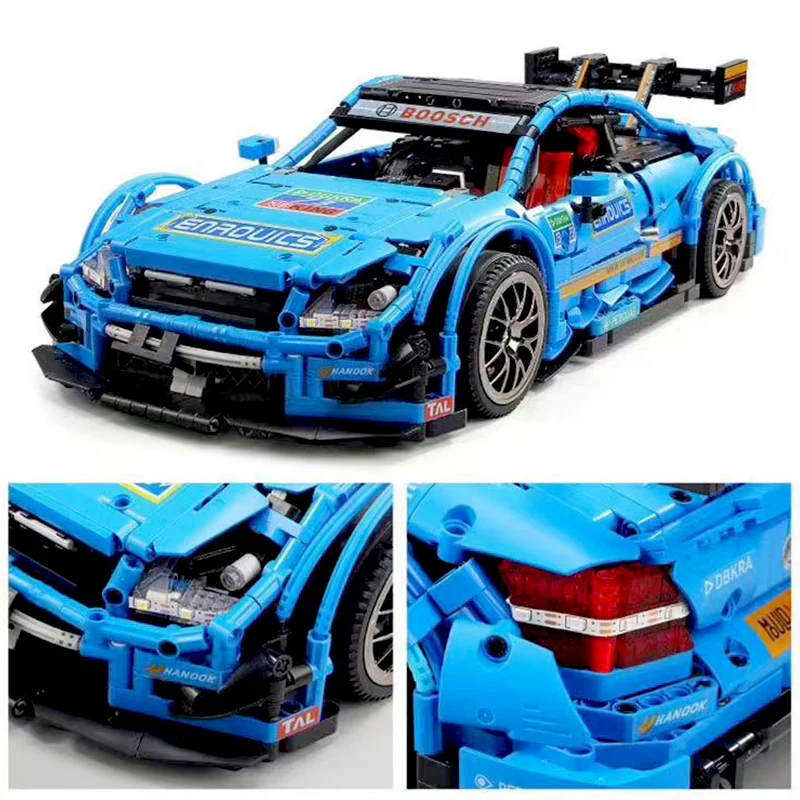 Mould King 13073 RC 1:10 C63 DTM with LED light kits - YWOBB