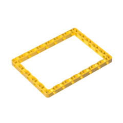 GOBRICKS GDS-1566 Liftarm Modified Frame Thick 11 x 15 Open Center - YWOBB