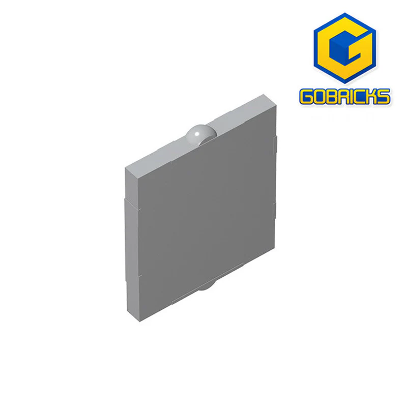 GOBRICKS GDS-791 Glass for Window 1 x 2 x 2 Flat Front - YWOBB