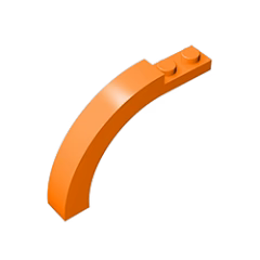 GOBRICKS GDS-720 Arch 1 x 6 x 3 1/3 Curved Top - YWOBB