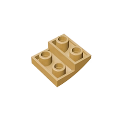GOBRICKS GDS-1270 Curved 2 x 2 Inverted - YWOBB