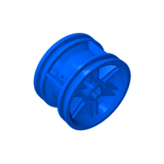 GOBRICKS GDS-1231 Wheel 30.4mm D. x 20mm with No Pin Holes and Reinforced Rim - YWOBB