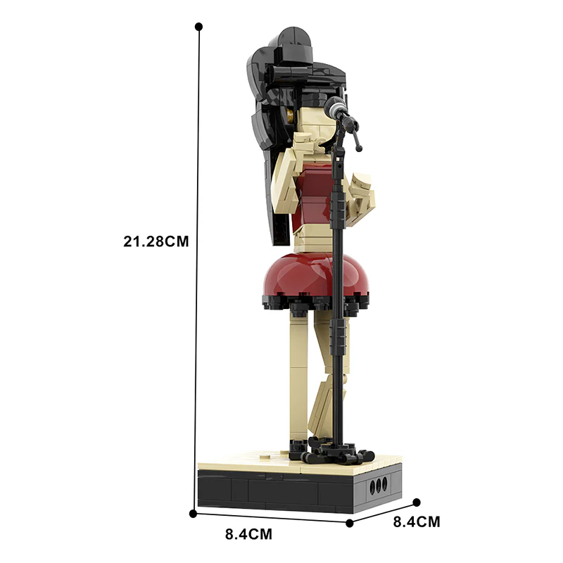 GOBRICKS MOC 125488 Amy Winehouse - YWOBB