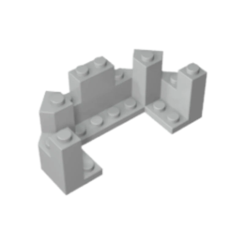 GOBRICKS GDS-M190 Castle Turret Top 4 x 8 x 2 1/3 - YWOBB