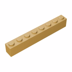 GOBRICKS GDS-536 Brick 1 x 8 - YWOBB