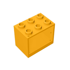 GOBRICKS GDS-1299 Cupboard 2 x 3 x 2 - Hollow Studs - YWOBB